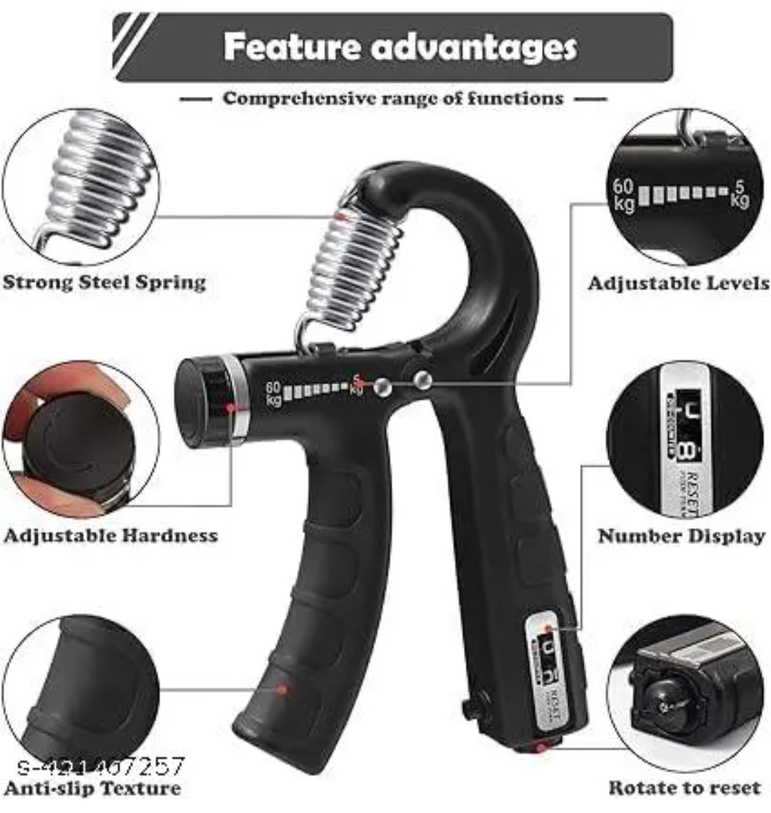 Adjustable Hand Grip Strengthener, Hand Gripper With Counter for Men & Women