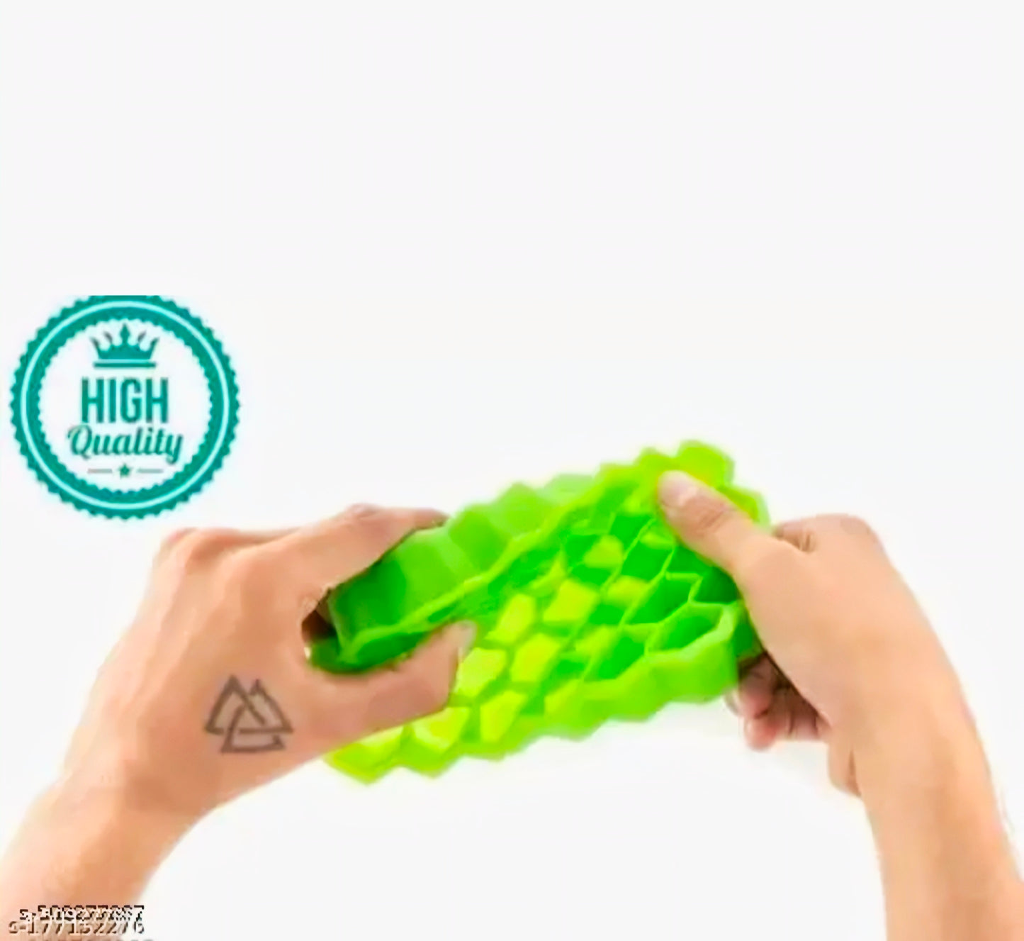 AD PLAST Silicone Ice Trays for Freezer - Flexible