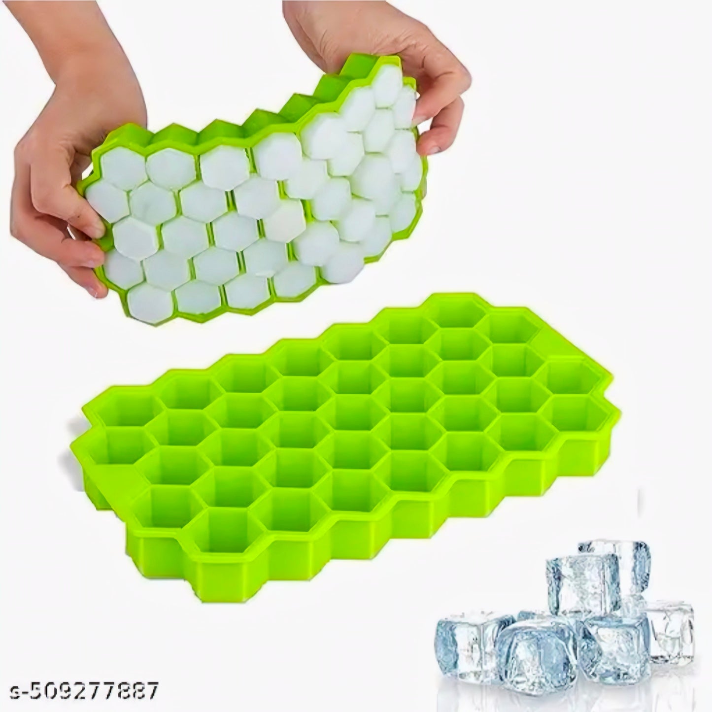 AD PLAST Silicone Ice Trays for Freezer - Flexible