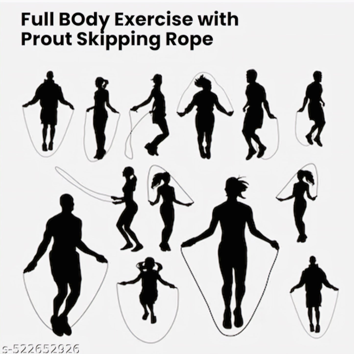 QUICKFIT Skipping Rope for Men and Women Jumping Rope With Adjustable