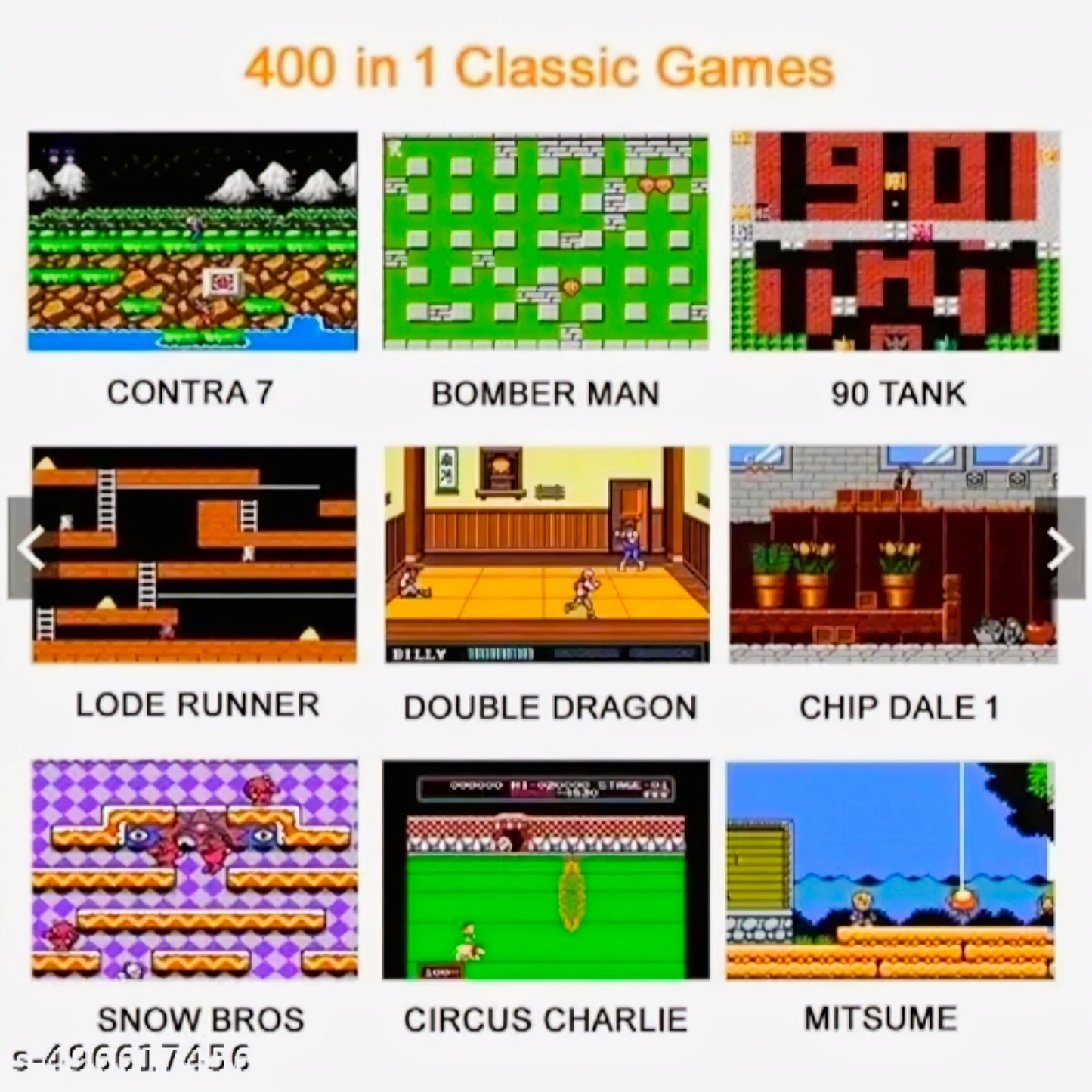 Rechargeable Video Game for Kids, SUP Handheld 400 in 1 Retro Game Console...