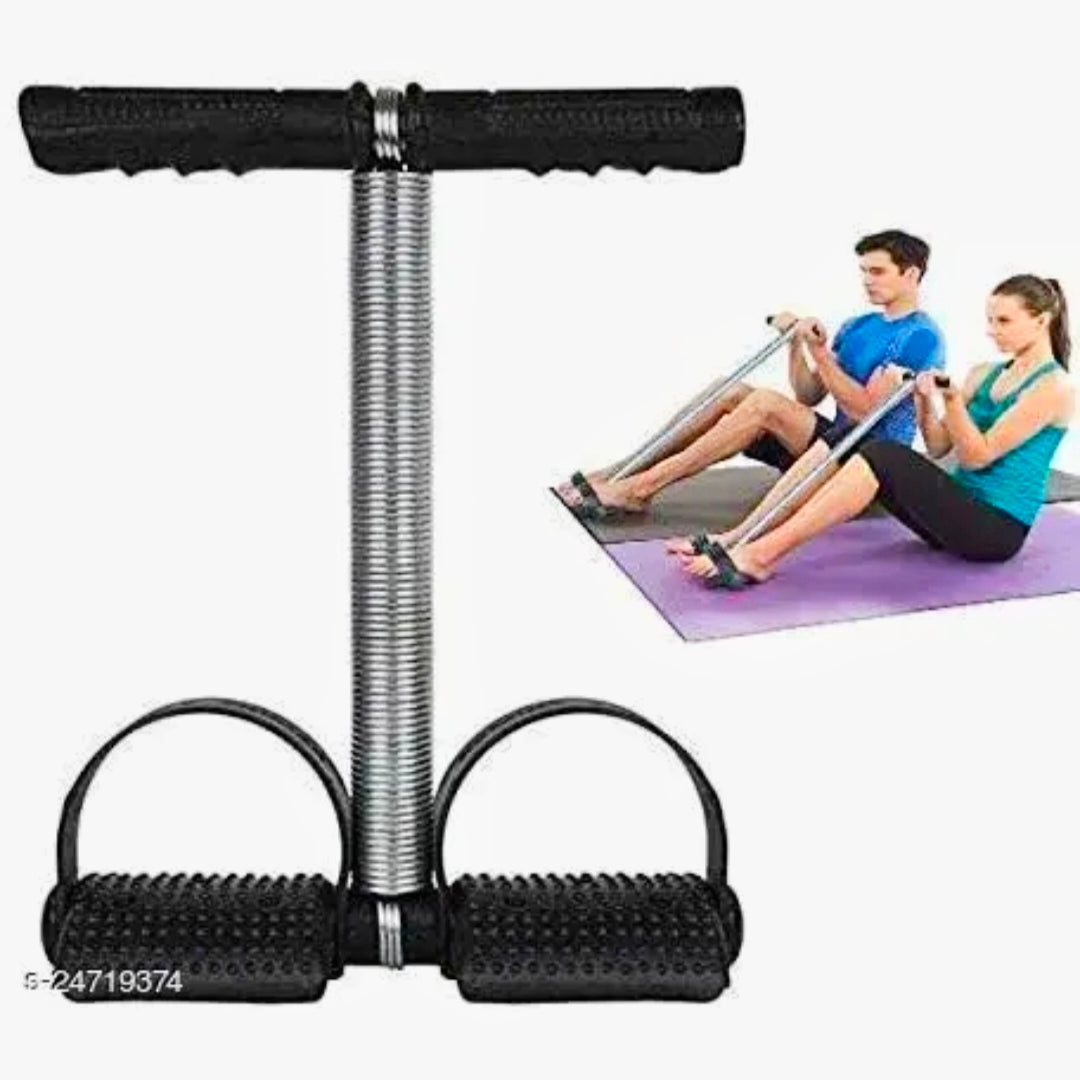 Tummy Trimmer Single Spring Ab Exerciser Fat Burner for Men & Women