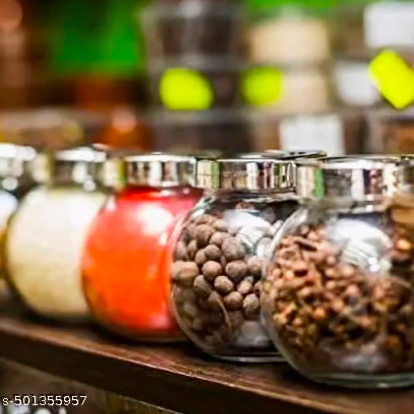360 Revolving Spice Rack,Masala Container 1 Piece Spice Set (Plastic)